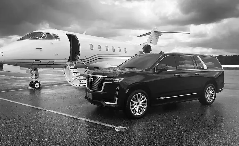 LGA Car service at the runway